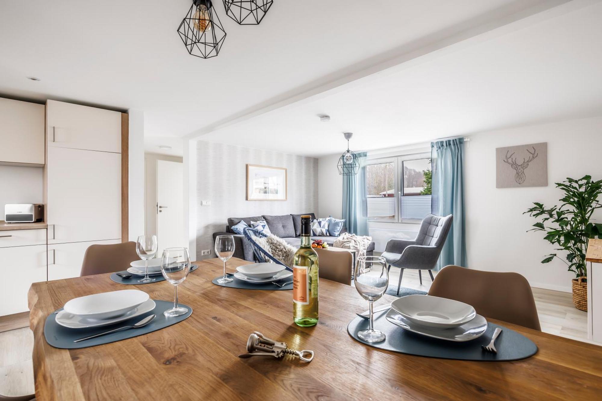 Ferienhaus Waldgefluester 70 Qm I Ueberdachte Terrasse I 2 Schlafzimmer I Strandnah ヨーアヒムスタール エクステリア 写真